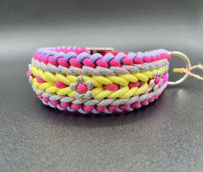 The Riveter in Pink, yellow, silver glitter (sz. 13-15)